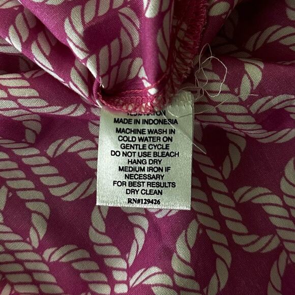 ESCAPADA Womens Tunic Pink Beaded Beach Preppy Coastal Resort Summer SMALL - Picture 7 of 11